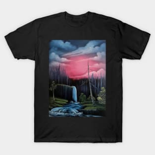 Black Waterfall T-Shirt